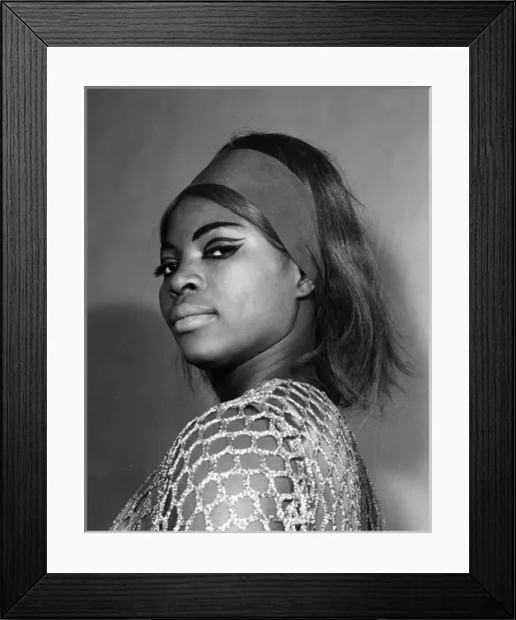 Framed Print : Black Model 1960S Framed Print : Black Model 1960S