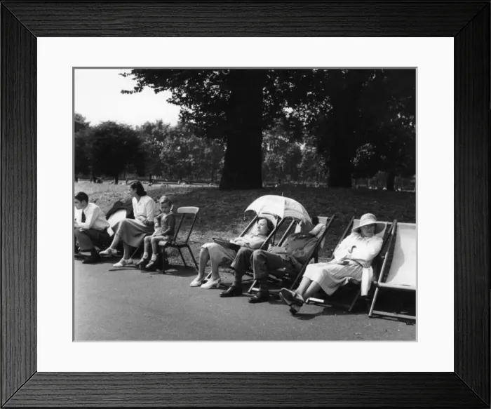 Framed Print : Green Park 1950S Framed Print : Green Park 1950S