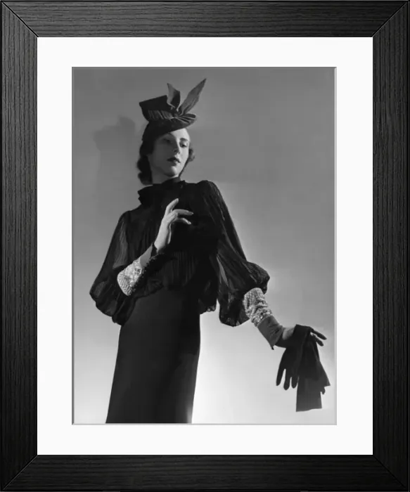 Framed Print : Worth Blouse 1930S Framed Print : Worth Blouse 1930S