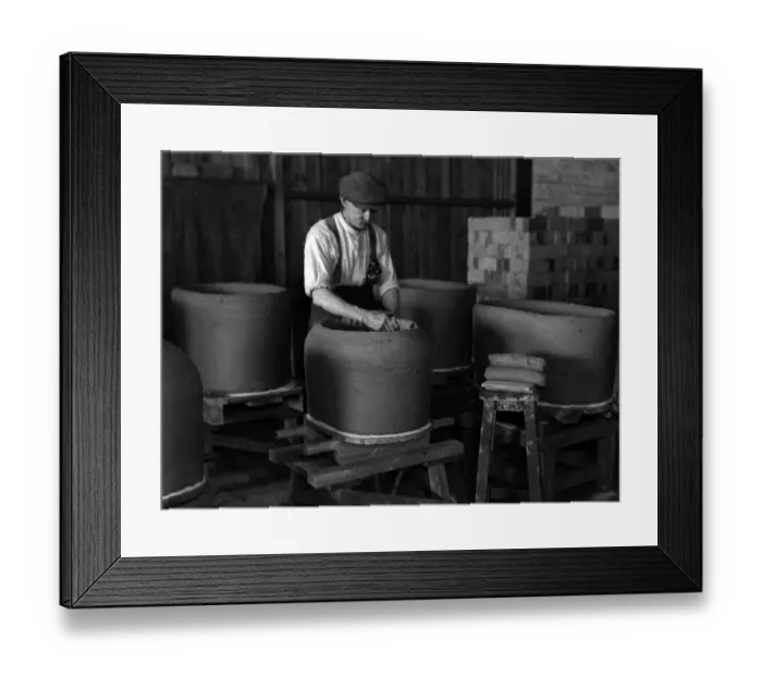 Framed Print : Making Clay Pots Framed Print : Making Clay Pots