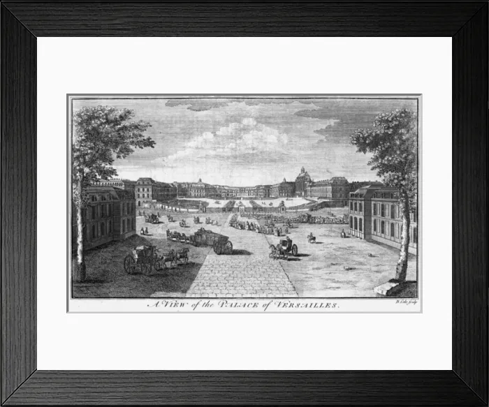 Framed Print : Versailles Palace C1740 Framed Print : Versailles Palace C1740