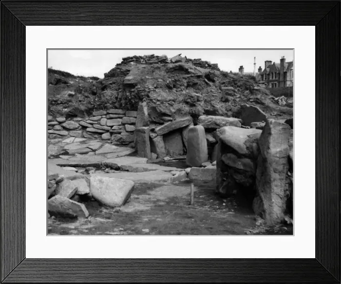 Framed Print : Prehistoric Houses Framed Print : Prehistoric Houses