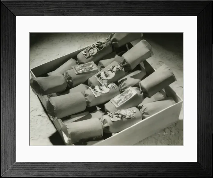 Framed Print : Christmas Crackers / 1930S Framed Print : Christmas Crackers / 1930S