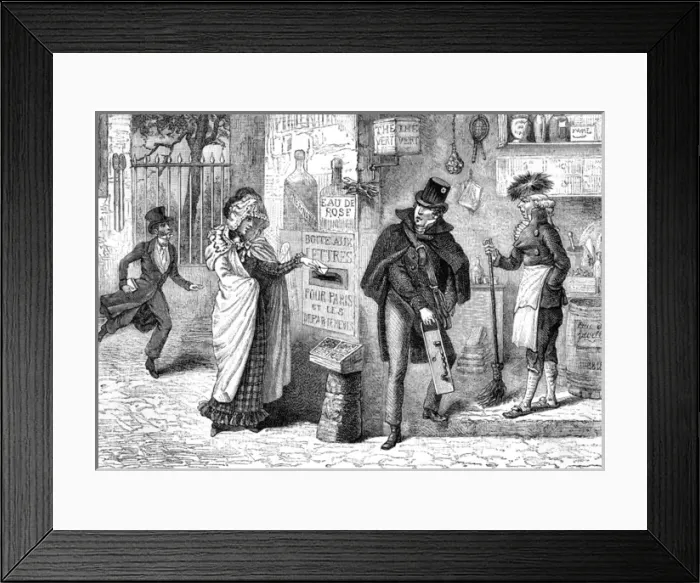 Framed Print : French Post Box Framed Print : French Post Box