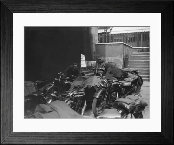 Framed Print : Garage in a Church Framed Print : Garage in a Church
