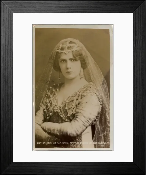 Framed Print : Lily Brayton as the Shrew Framed Print : Lily Brayton as the Shrew