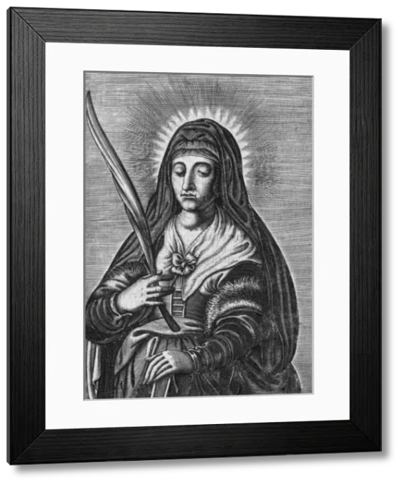 Framed Print : Saint Encratia Framed Print : Saint Encratia