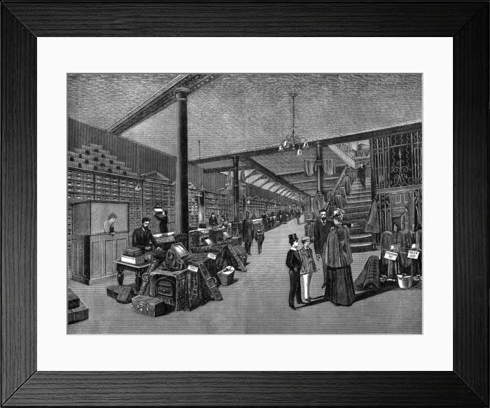Framed Print : Clothing Shop Floor Framed Print : Clothing Shop Floor