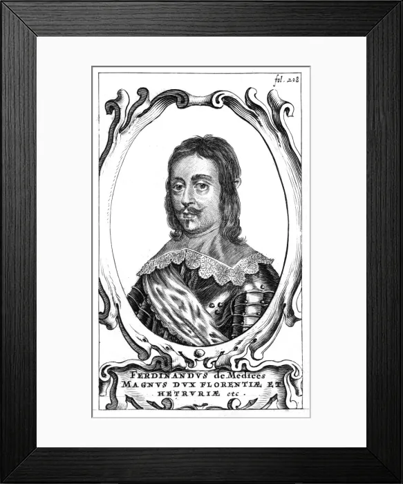 Framed Print : Ferdinand Di Medici Framed Print : Ferdinand Di Medici