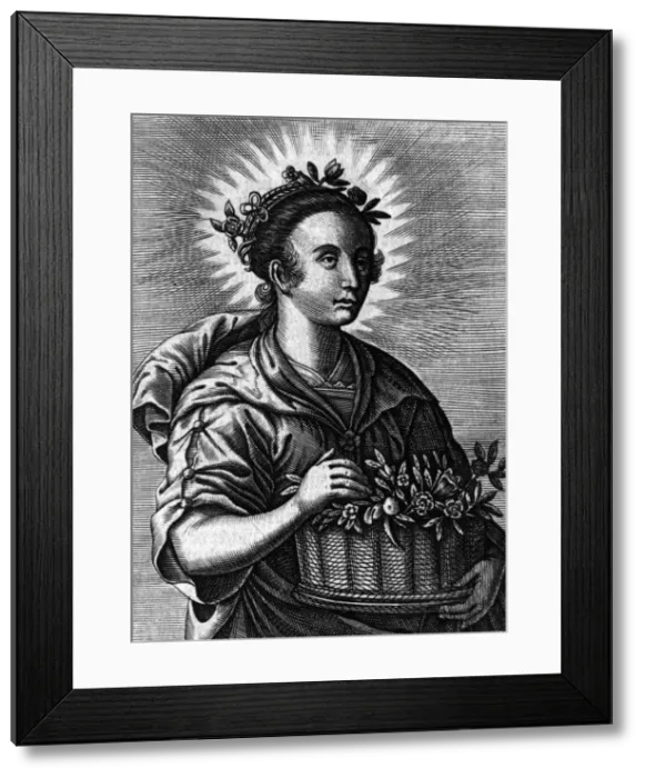 Framed Print : Saint Dorothea Framed Print : Saint Dorothea