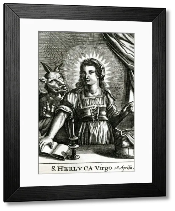 Framed Print : Saint Herluca Framed Print : Saint Herluca