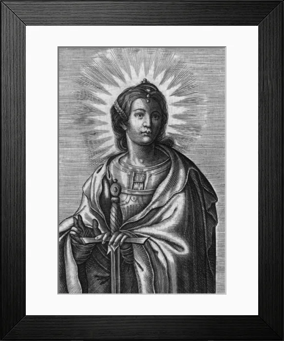 Framed Print : Saint Reinildis Framed Print : Saint Reinildis