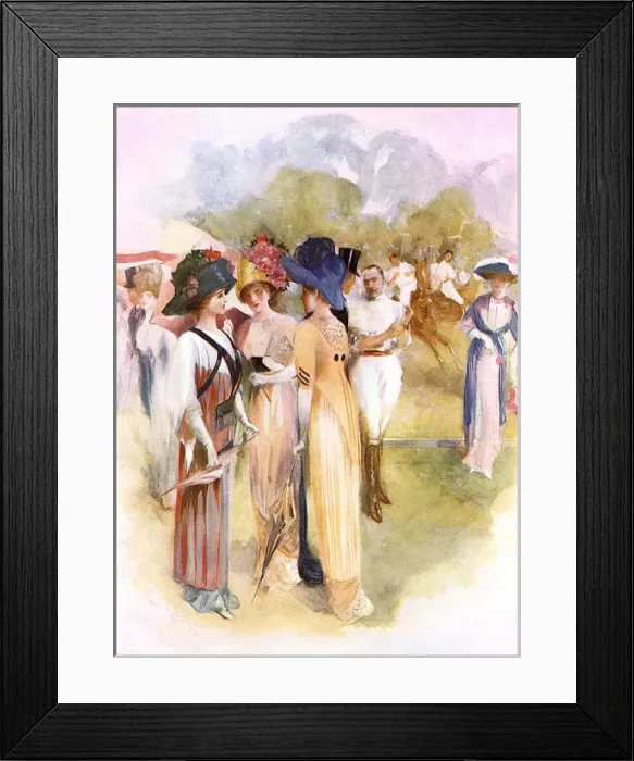 Framed Print : Polo at Hurlingham 1911 Framed Print : Polo at Hurlingham 1911