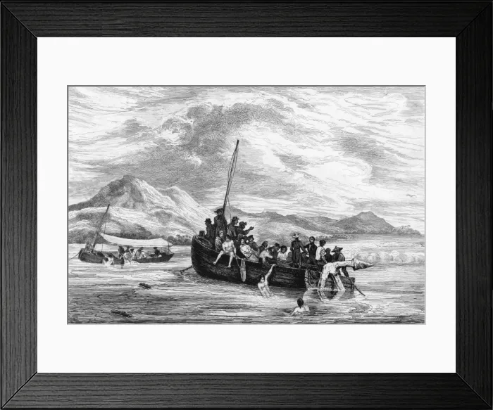Framed Print : LA Perouse Anchor Found Framed Print : LA Perouse Anchor Found