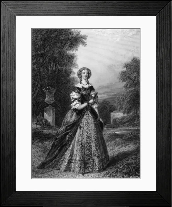 Framed Print : LA Valliere in a Park Framed Print : LA Valliere in a Park