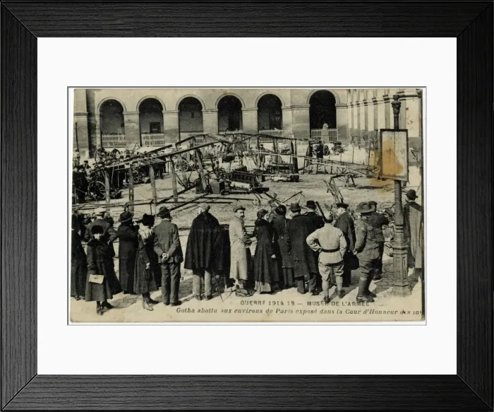 Framed Print : Shot-Down Gotha Framed Print : Shot-Down Gotha