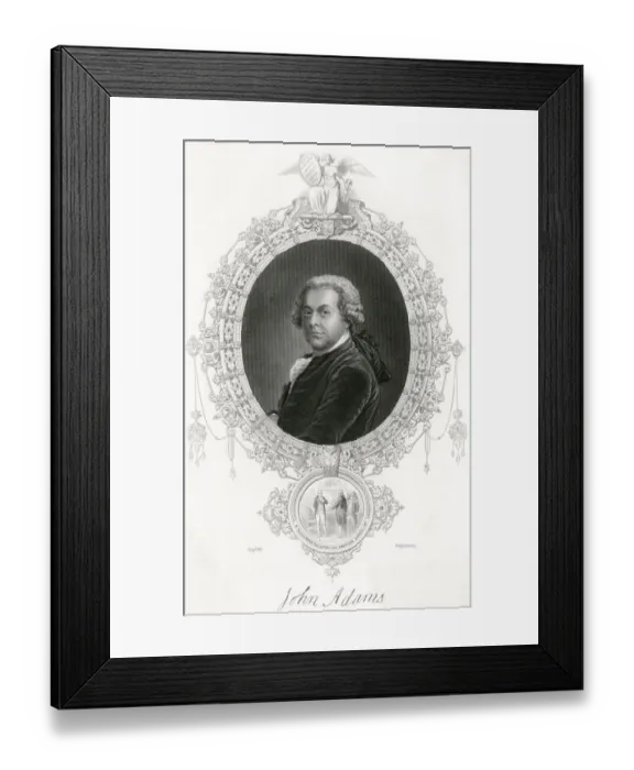 Framed Print : John Adams, President Framed Print : John Adams, President