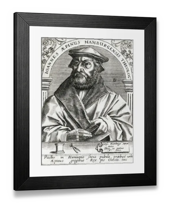 Framed Print : Johann Aepinus Framed Print : Johann Aepinus