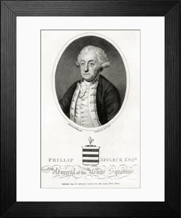Framed Print : Philip Affleck, Admiral Framed Print : Philip Affleck, Admiral
