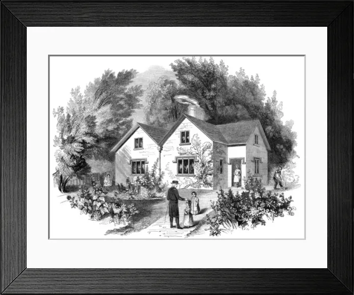 Framed Print : Workers Cottage Framed Print : Workers Cottage
