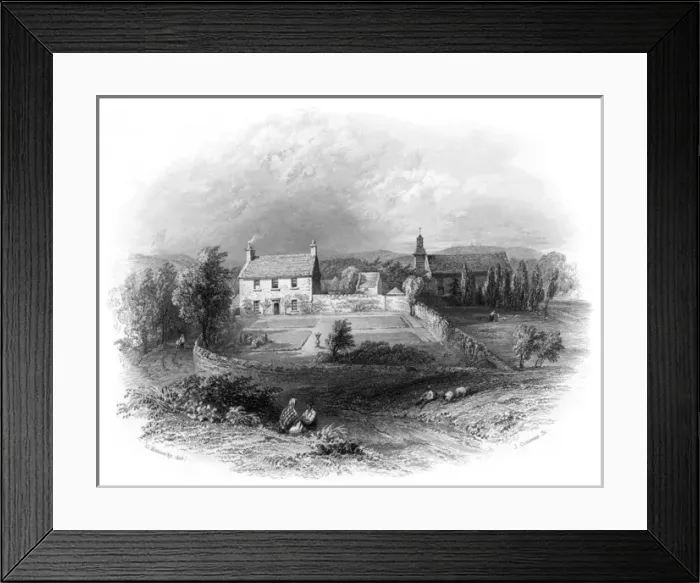 Framed Print : Old Scottish Manse Framed Print : Old Scottish Manse