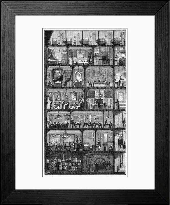Framed Print : Paris Apartments Framed Print : Paris Apartments