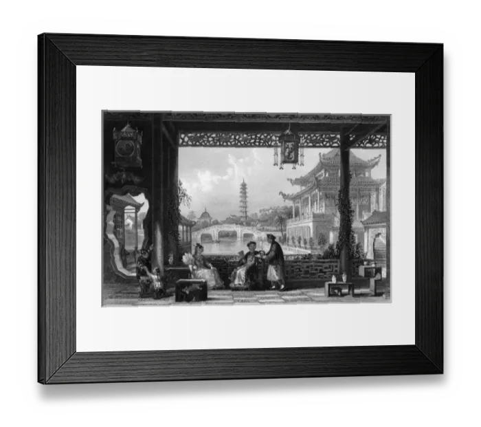 Framed Print : Chinese Mandarins Home Framed Print : Chinese Mandarins Home