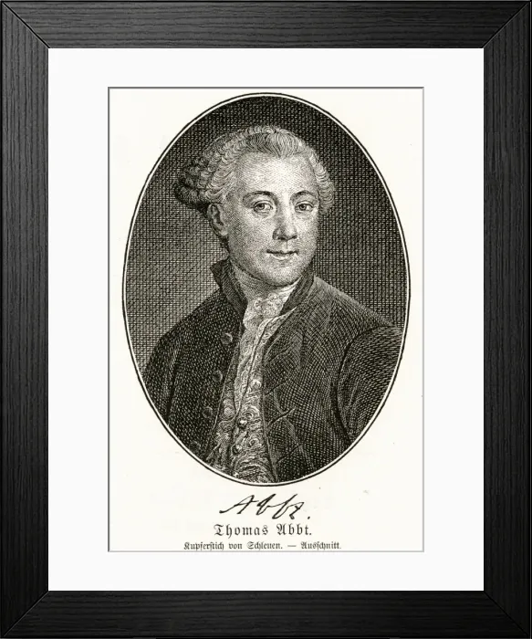 Framed Print : Thomas Abbt, Writer Framed Print : Thomas Abbt, Writer