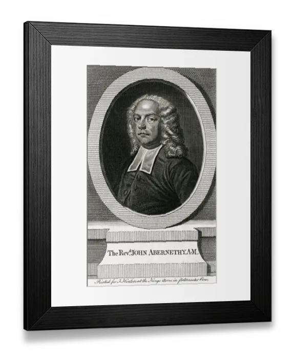 Framed Print : John Abernethy, Dissenter