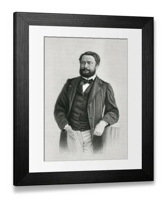 Framed Print : Edmond About, Writer Framed Print : Edmond About, Writer