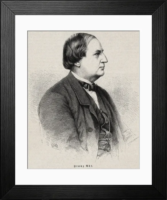 Framed Print : Franz Abt, Musician Framed Print : Franz Abt, Musician