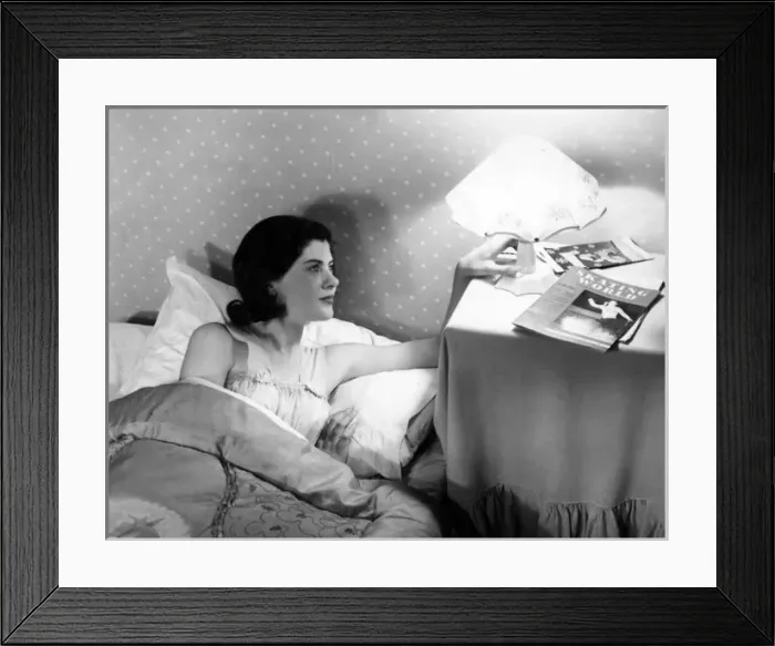 Framed Print : Bedside Lamp Framed Print : Bedside Lamp