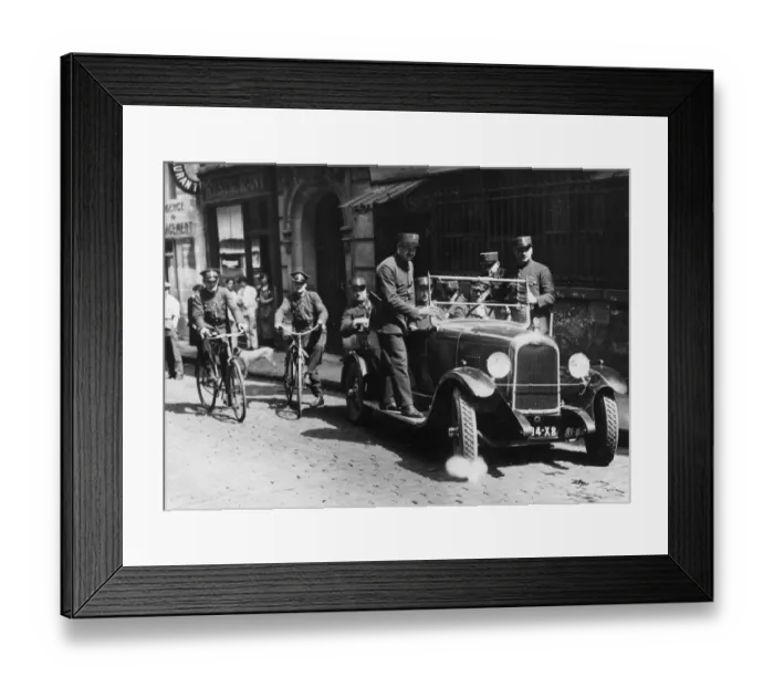 Framed Print : French Police Cadets Framed Print : French Police Cadets