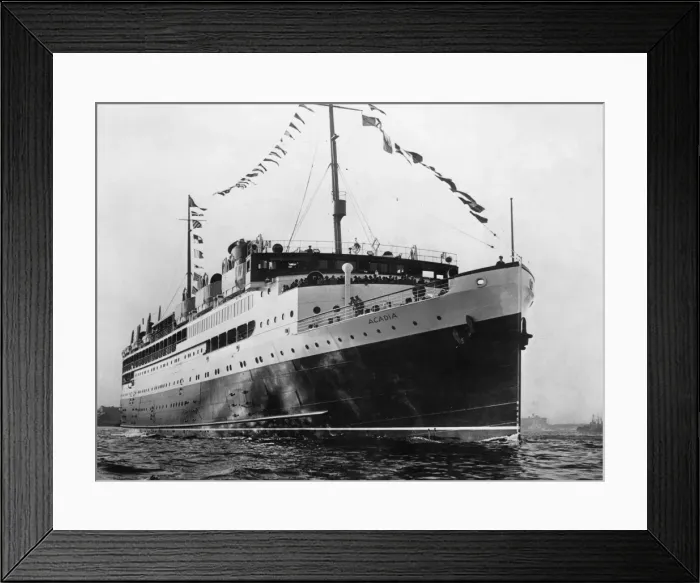 Framed Print : ACADIA STEAMSHIP Framed Print : ACADIA STEAMSHIP
