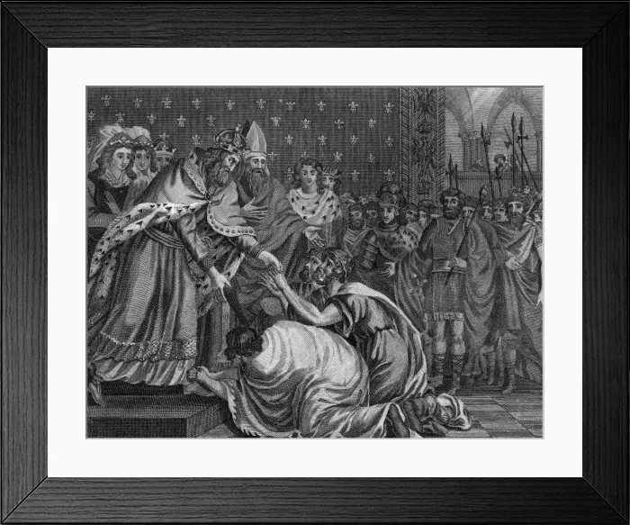 Framed Print : Charlemagne, Ambassadors Framed Print : Charlemagne, Ambassadors