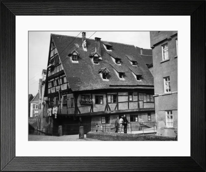 Framed Print : German Timber Houses Framed Print : German Timber Houses