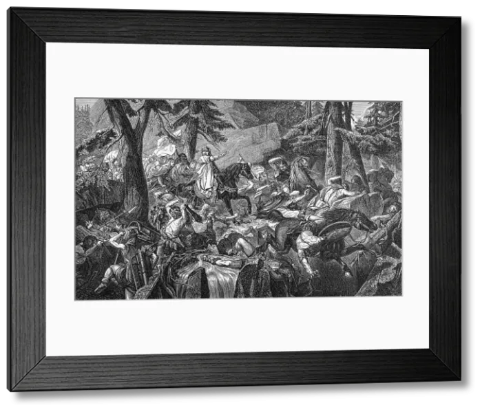 Framed Print : Charlemagne in Lombardy Framed Print : Charlemagne in Lombardy