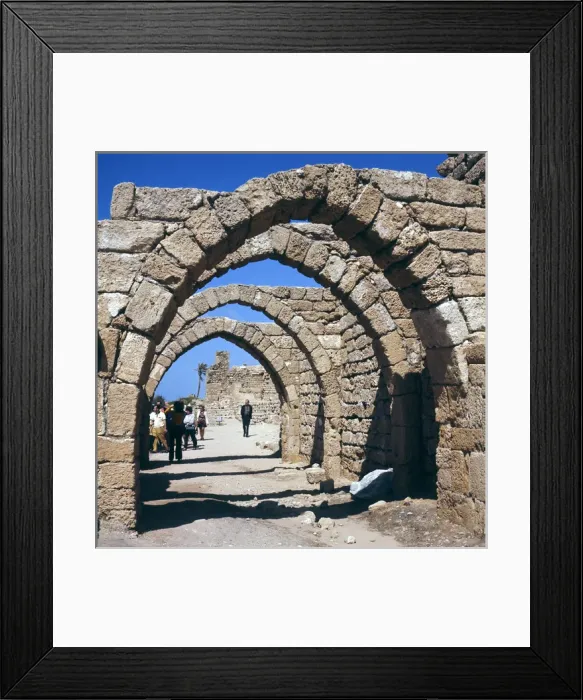 Framed Print : Caesarea / Crusaders road Framed Print : Caesarea / Crusaders road