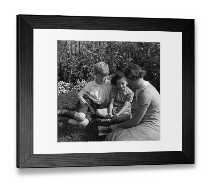 Framed Print : Mother & Children Framed Print : Mother & Children