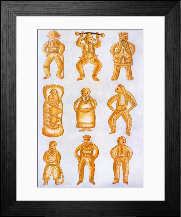 Framed Print : Gingerbread Men Framed Print : Gingerbread Men