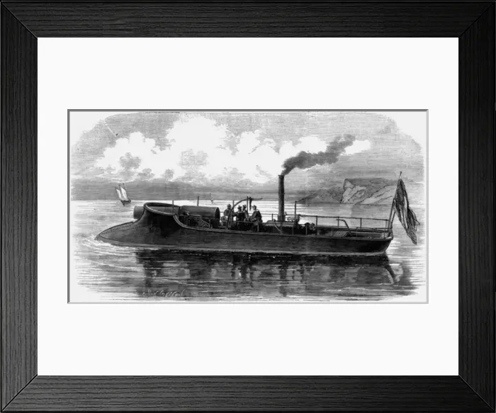 Framed Print : Farcey Gunboat Framed Print : Farcey Gunboat