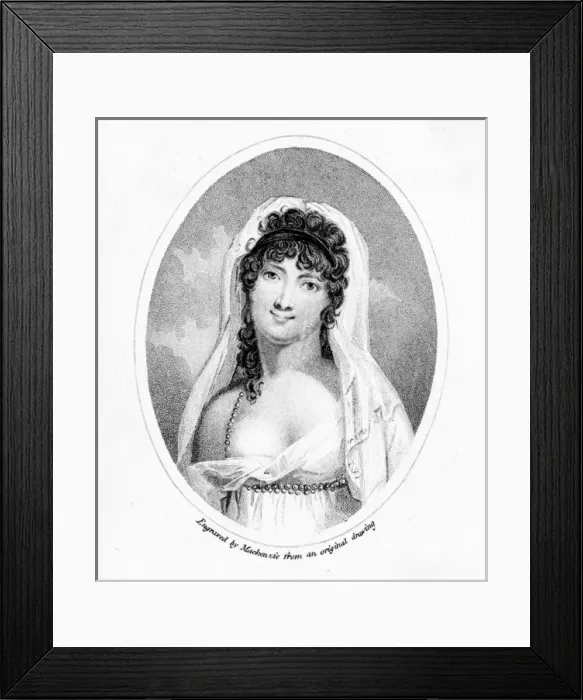 Framed Print : Mme Recamier (Mackenzie) Framed Print : Mme Recamier (Mackenzie)