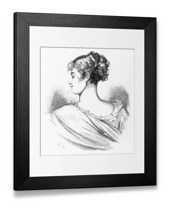 Framed Print : Mme Recamier (Gerard 3) Framed Print : Mme Recamier (Gerard 3)