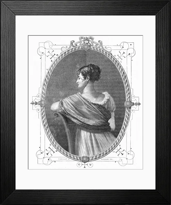 Framed Print : Mme Recamier (Viollat 1) Framed Print : Mme Recamier (Viollat 1)