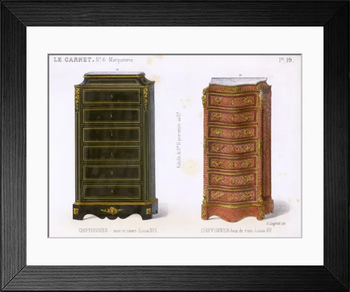 Framed Print : Two Chiffonniers Framed Print : Two Chiffonniers