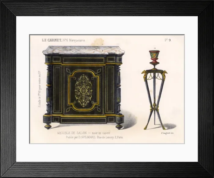 Framed Print : Meuble De Salon 1 Framed Print : Meuble De Salon 1