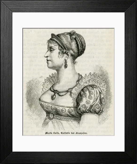 Framed Print : Marie-Louise (Profile) Framed Print : Marie-Louise (Profile)