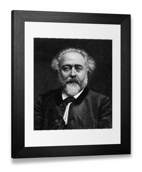 Framed Print : Berthold Auerbach 3 Framed Print : Berthold Auerbach 3