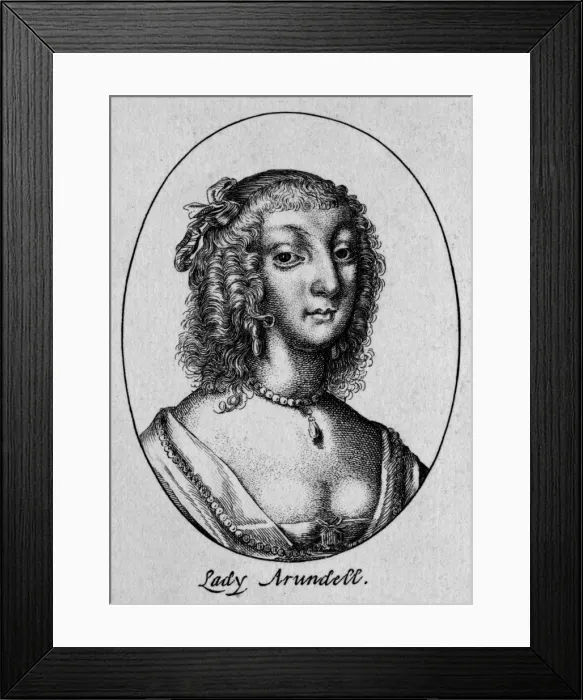 Framed Print : Arundel & Surrey - Hollar Framed Print : Arundel & Surrey - Hollar