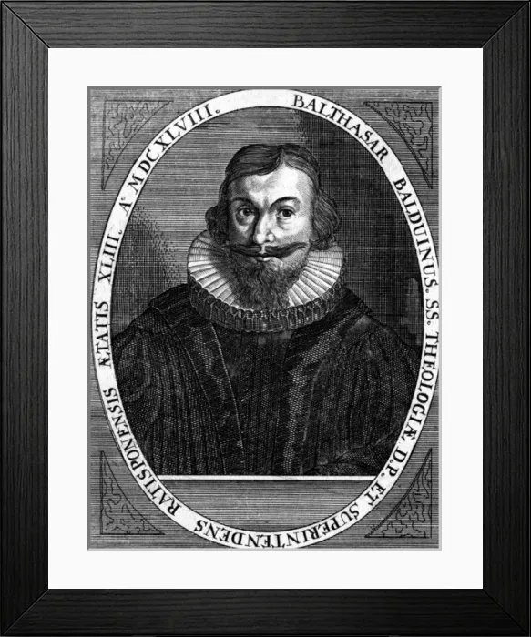 Framed Print : Balthasar Balduinus Framed Print : Balthasar Balduinus